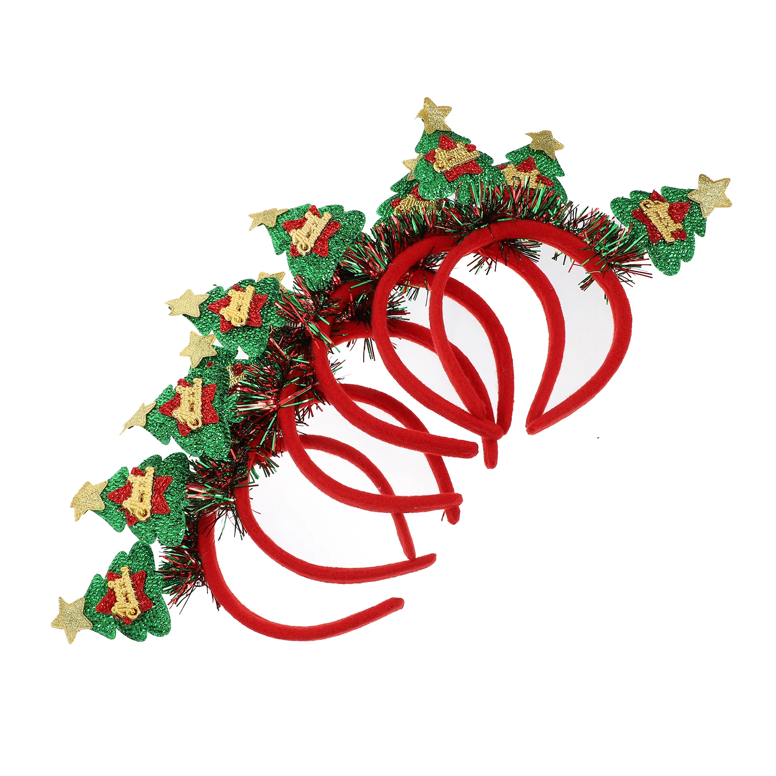 

6 Pcs Christmas Tree Headband Costume Decor Headbands for Kids Girls Holiday Antlers