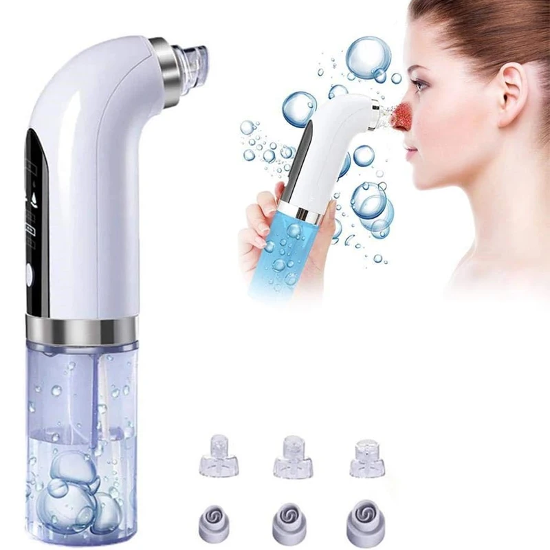 

New Arrival Small Bubble Blackhead Pore Acne Remover Cleaner Water Cycle Electric Vacuum Blackhead Remover Beauty tool