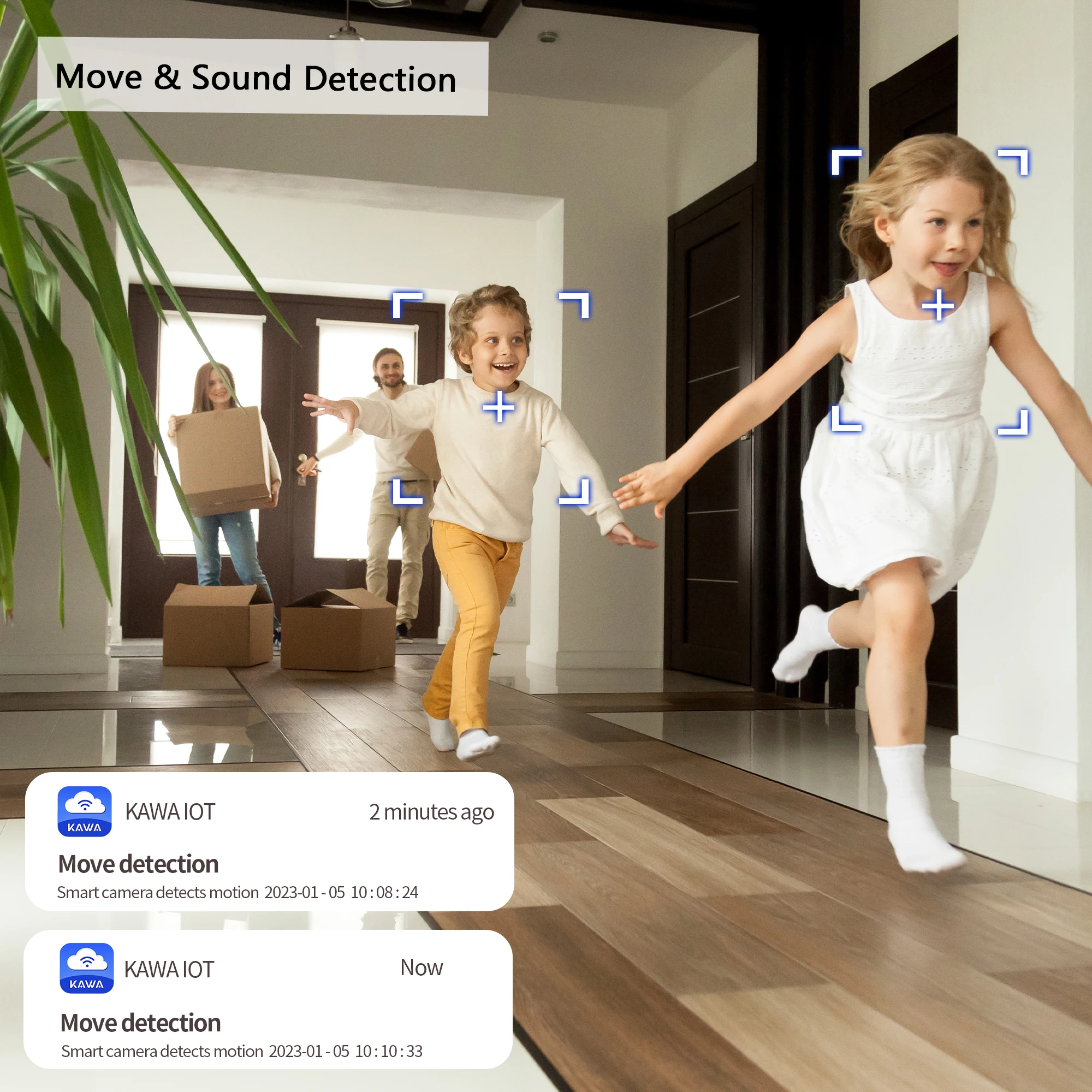 IP-камера Wi-Fi 2K, 360 °, умный дом, Wi-Fi