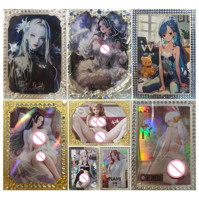 

Аниме One Piece Boa Hancock Uta Nami Yamato Nico Robin Алмазные карты Коллекционные карты Рождественские подарки на день рождения Детские игрушки