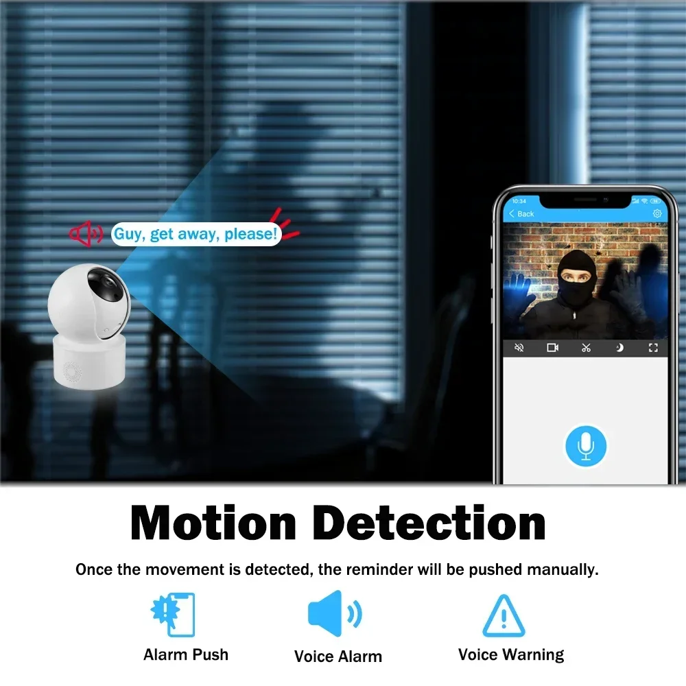 Baby Monitor Indoor Mini IP Camera 1080P HD Auto Tracking WiFi Wireless Smart Home Seurity Protection CCTV Video Surveillance