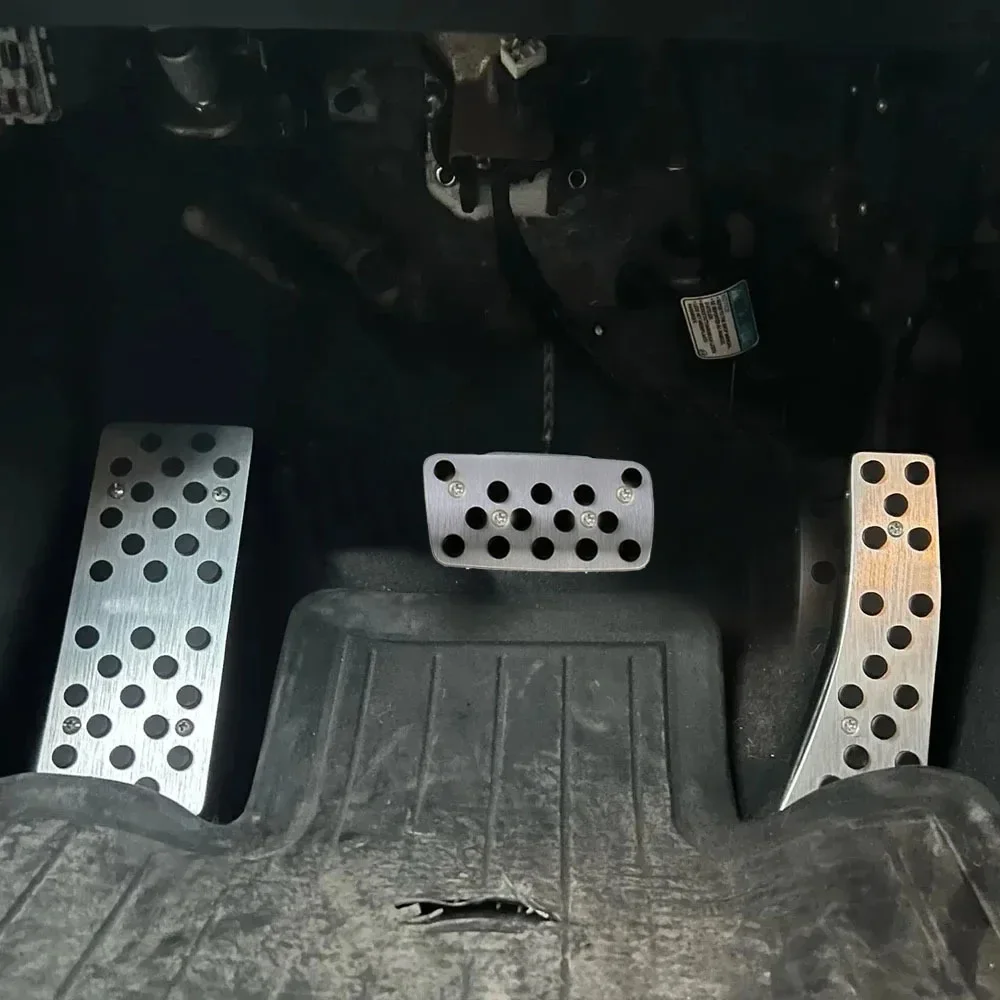 

3Pcs Brake Pedal Cover Stainless Steel Anti-Skid No Drilling Gas Accelerator Foot Pedals for Honda Civic 8th Gen 2006~2011