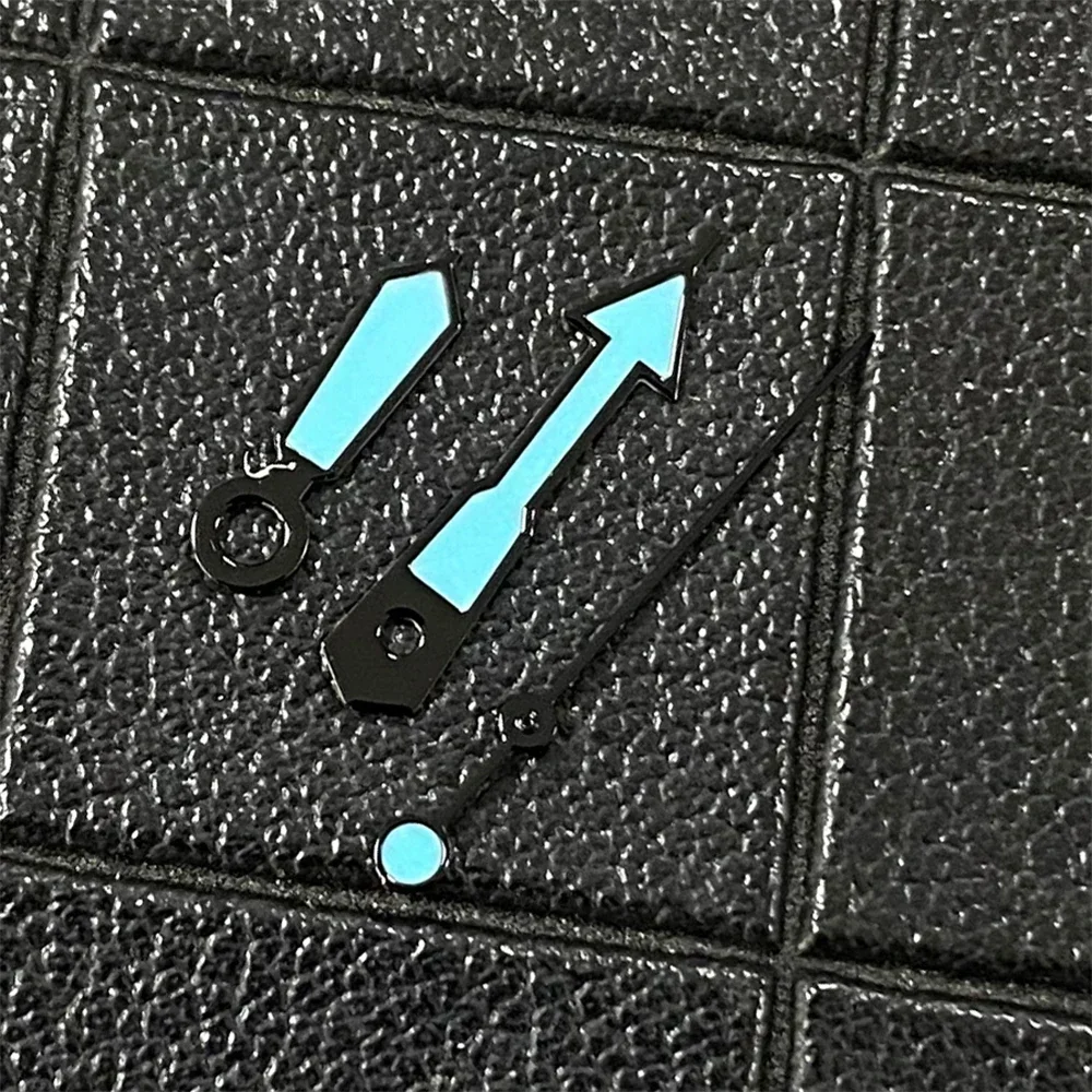 녹색 발광 포인터 화살표 시계 핸드 실버, 블랙, NH35, NH36, 4R, 7S 무브먼트, NH35 핸드, 8.5mm, 12mm, 12.5mm, 신제품 DIY