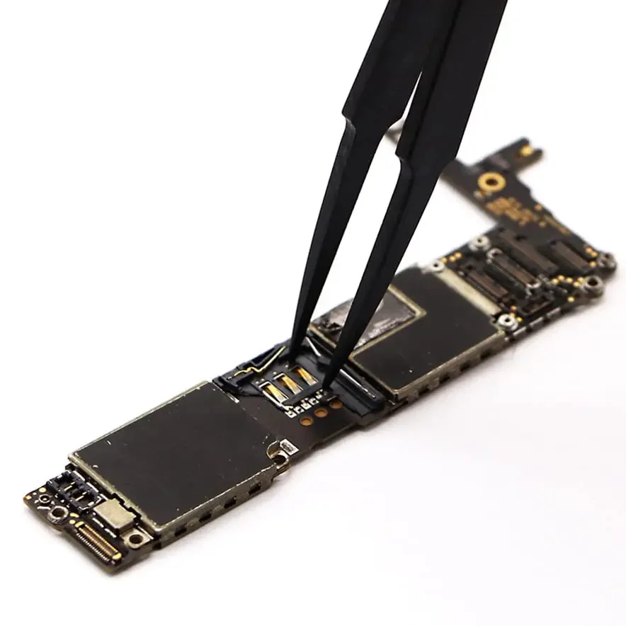 Для часовщика, черный триммер для часов, пинцет из углеродного волокна, инструмент для ремонта часов, антистатические пинцеты из углеродного волокна, пластиковые пинцеты