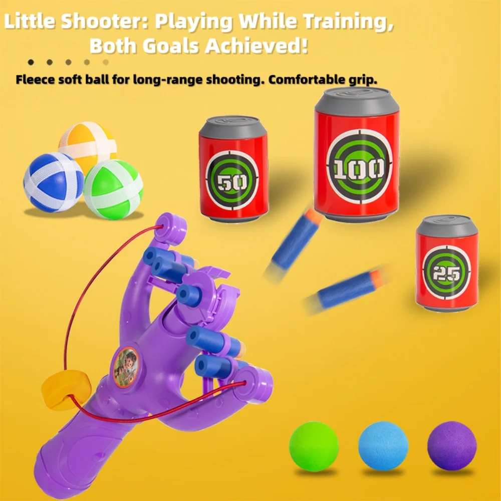 Brinquedo de dinossauro estilingue infantil para prática de tiro com balas macias, brinquedo educacional de prática de tiro com balas macias