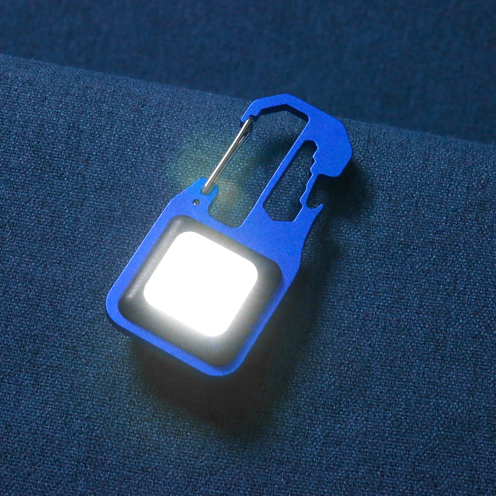 

Portable Flashlight Bottle Opener Rechargeable 4 Gear for Outdoor Camping Hiking