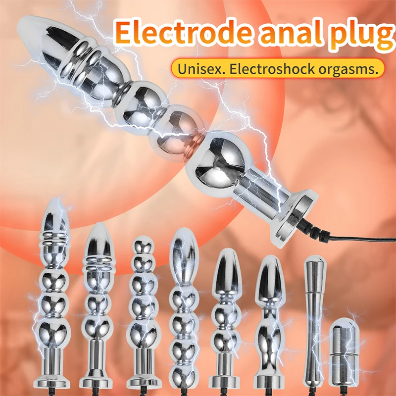 New Electric Shock Butt​ Plug,Bdsm Electro Anal Sex Toys,Electrostimulation Electrosex Prostate Massager,E stim Estim Jump Eggs