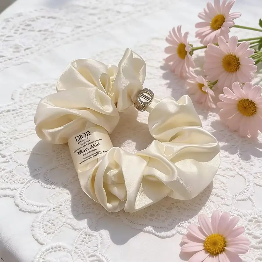 Christian Dior High-end Luxurious Satin Silk Headband Collection Multi-color Fashion Elegant Hair Decorations Essential Hair Ban view 2