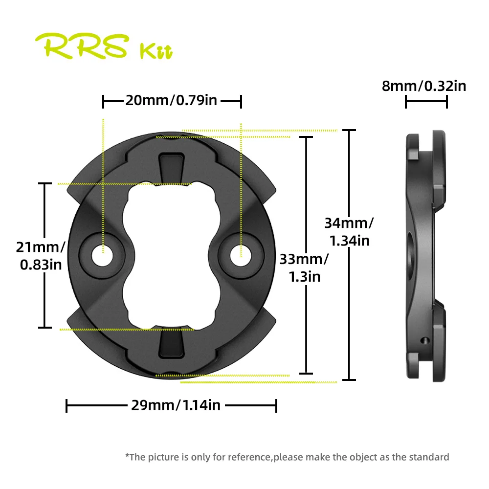 Rrskit Bicycle Computer Base Repair Part Suitable For Garmin 1050 Urltra-Light Bicycle Computer Base Plastic Repair Parts