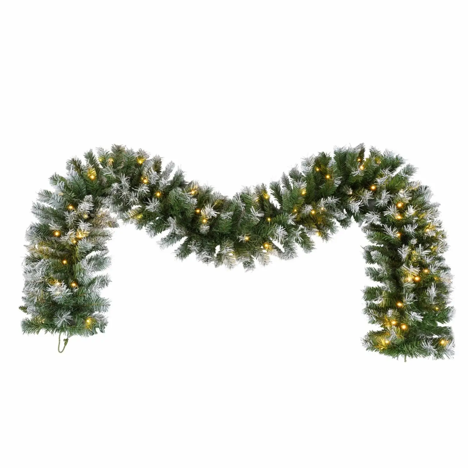 

Pre Lit Entrance Christmas Trees Artificial PVC Wreath Set with LED Lights for Indoor Festive Decor