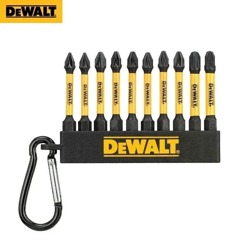 DEWALT DT7274 57mm 10pcs Mixed PH PZ Bit FLEXTORQ Screw Driving Keyring Dewalt Power Tool Accessories DT7274-QZ