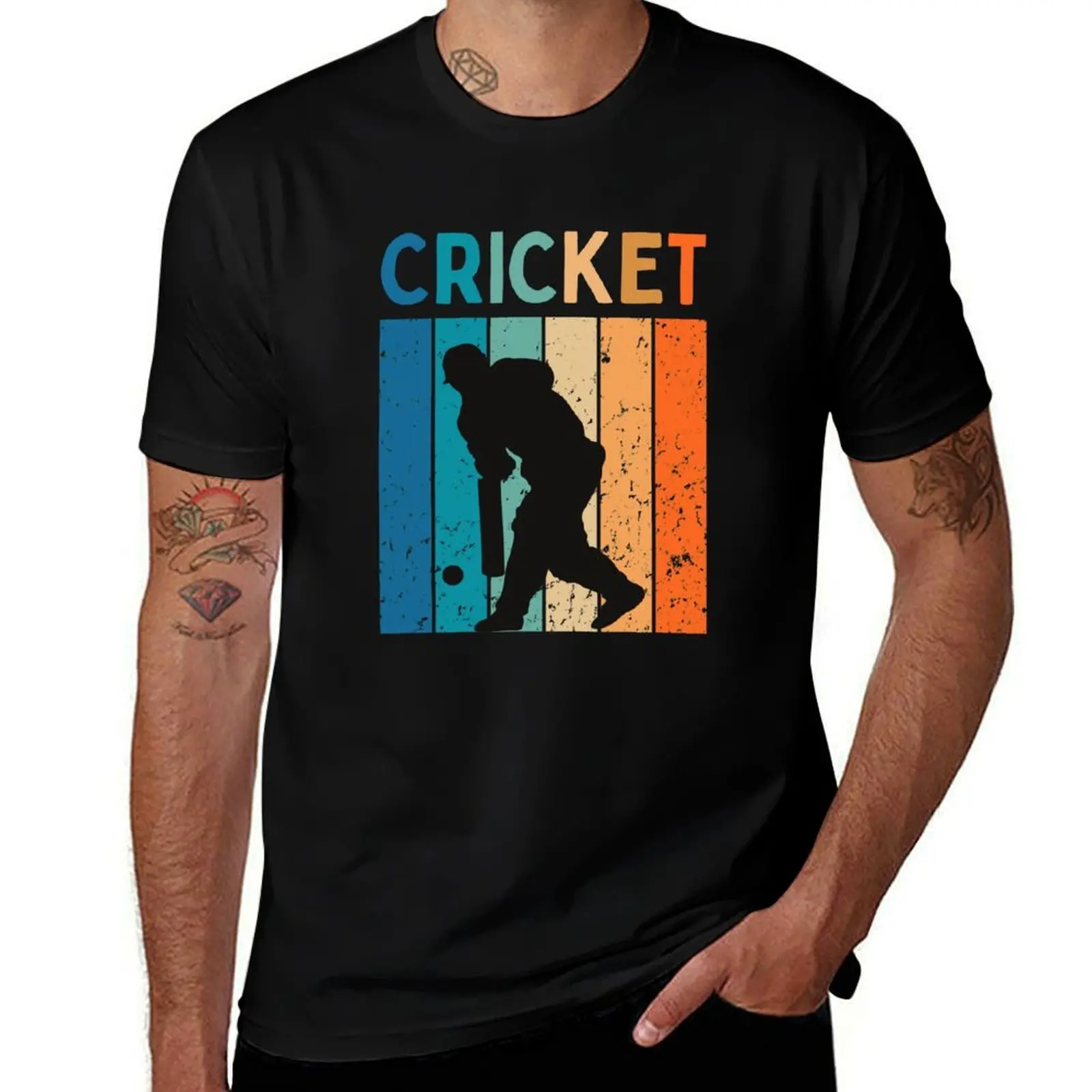 

Cricket Vintage T-Shirt tshirts personalised T-shirts oversize baggy shirts men tshirt
