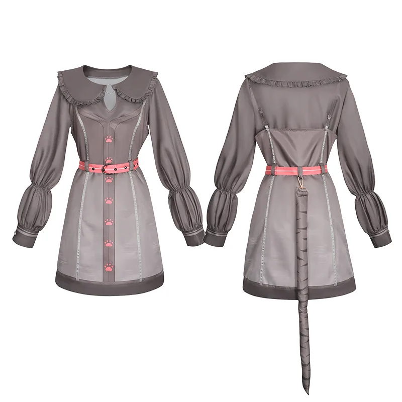 مشروع Sekai Miku تأثيري Mizuki Akiyama Momoi Airi زي Amia الوردي لطيف القط تنورة مجموعة سترة قميص الجوارب الذيل الزي شعر مستعار