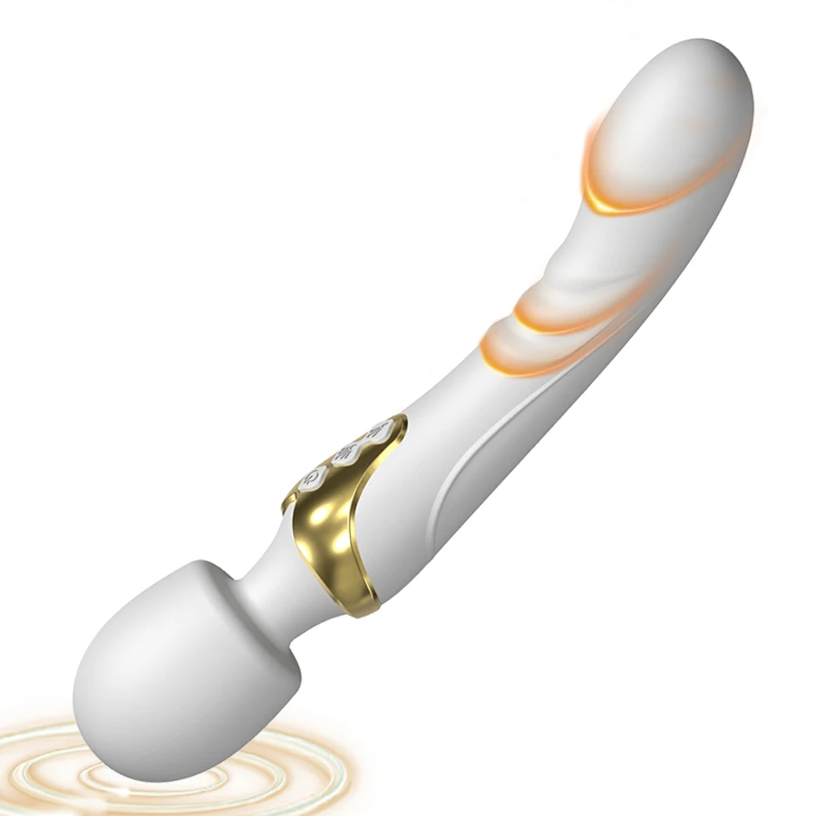 Vibrator Wand for Women 10 Modes Clitoris Stimulator G Spot Vagina Massager Adult Sex Toys for Woman