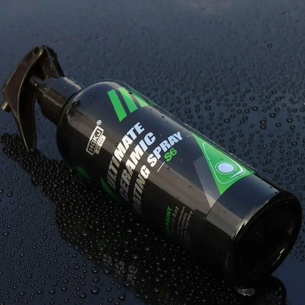 Nano Ceramic Car Coating Paint Care Ultimate Hydrophobic Ceramic Liquid Glass Car Polishing Coating Spray Auto Detailing HGKJ S6