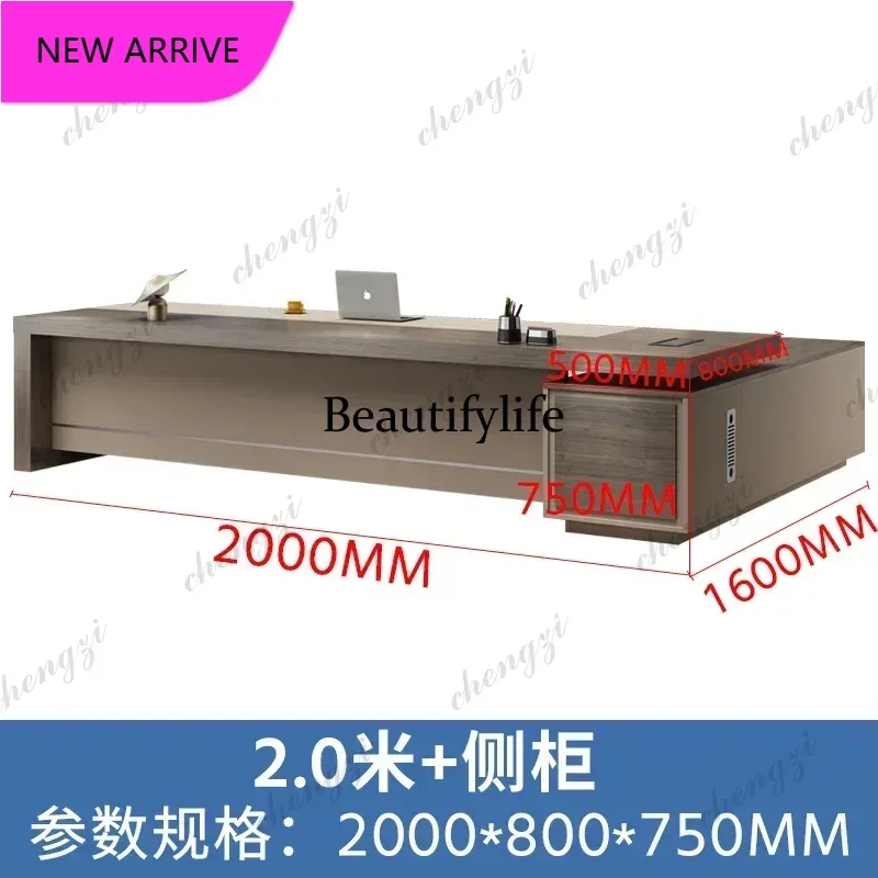 A68A77  Aesthetic Executive Office Desk Professional Seating Desk Bedroom Portable Table Reception Display Tavolino Hotel Furnit
