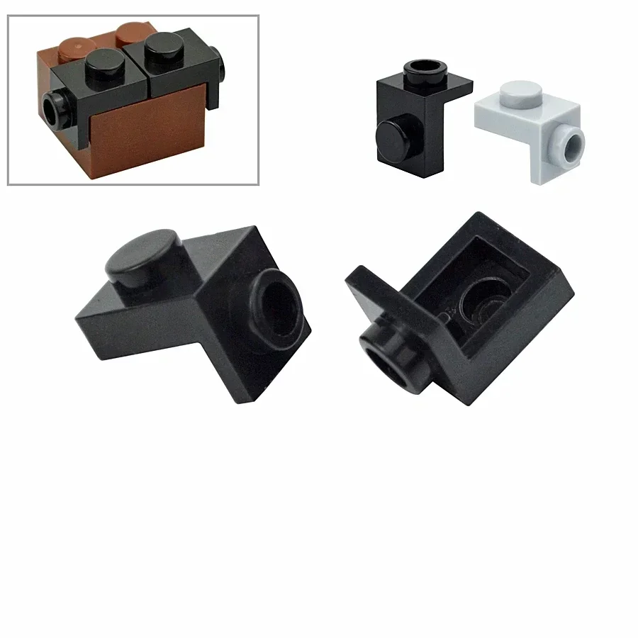 Wall Panel Bracket Corner Connectors Changeover Building Blocks Compatible 21712 44728 3956 99207 36841 36840 99781 99780Toys