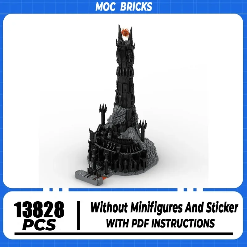 Famous Movie Moc Building Bricks Black Military Fortress Model Building Technology Modular Blocks Construstion DIY Toy Gifts