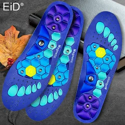 Massage Enhanced Magnetic Therapy Insole Running Sports Shock-absorbing Shoe Accessories Point Therapy Feet Body Detox Insert