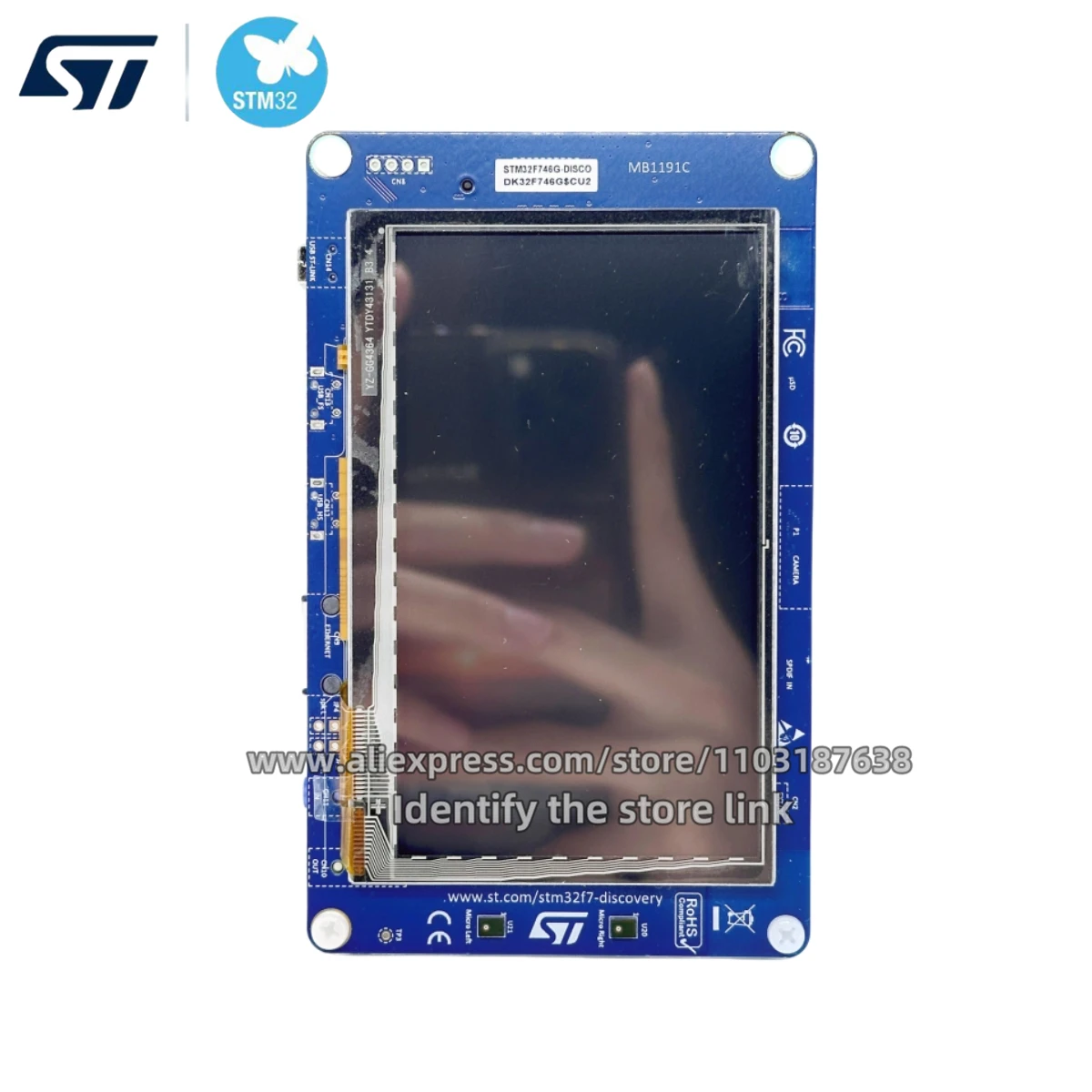 1PCS/LOT STM32F746G-DISCO Development Board STM32F746NGH6 DISCOVERY MCU Original stock