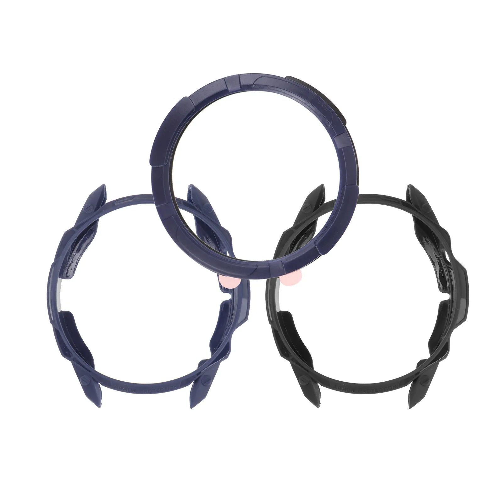 

1Set Watch Frame Protector Tpu Ring Shell for 3 45Mm Easy Install No Removal for Charging Enhanced Visual Appeal