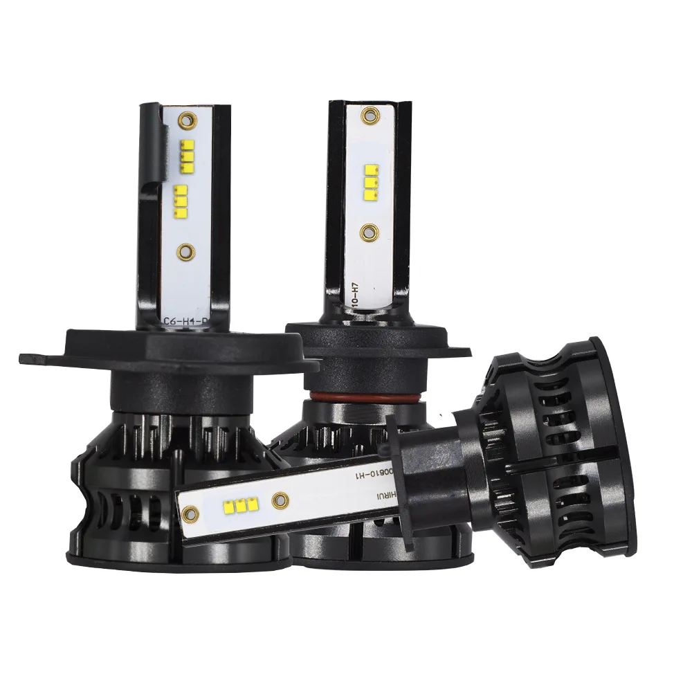 

Aluminum M5 ZES Lamp Bead GM LED Headlights Cross-border Exclusively For H1 H4 H7 Multi-model Spot IP65 12V 4300K 6500K