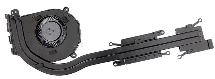 For Dell Latitude 5410 P98G P98G007 09GX08 Radiator Fan Module Copper Tube