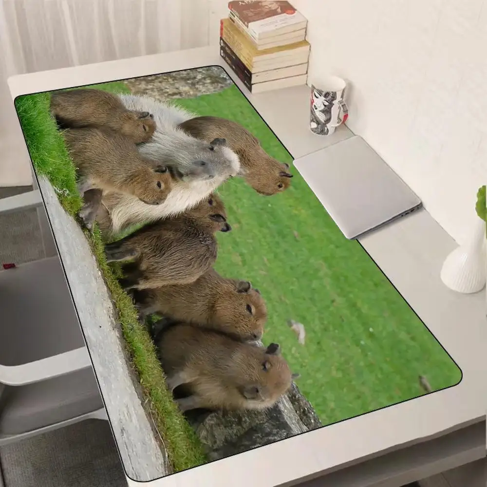 

Capybara Mouse Pad Mouse Pad Gamer XL HD New Mousepad XXL Mouse Mat Office Natural Rubber Soft Office Accessories Mouse Mats