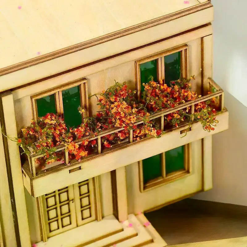 1 Set 3g Artificial Green Plants Miniature Simulation Mini Vine And Flower Model Kit For Model Houses Landscaping DIY Crafts