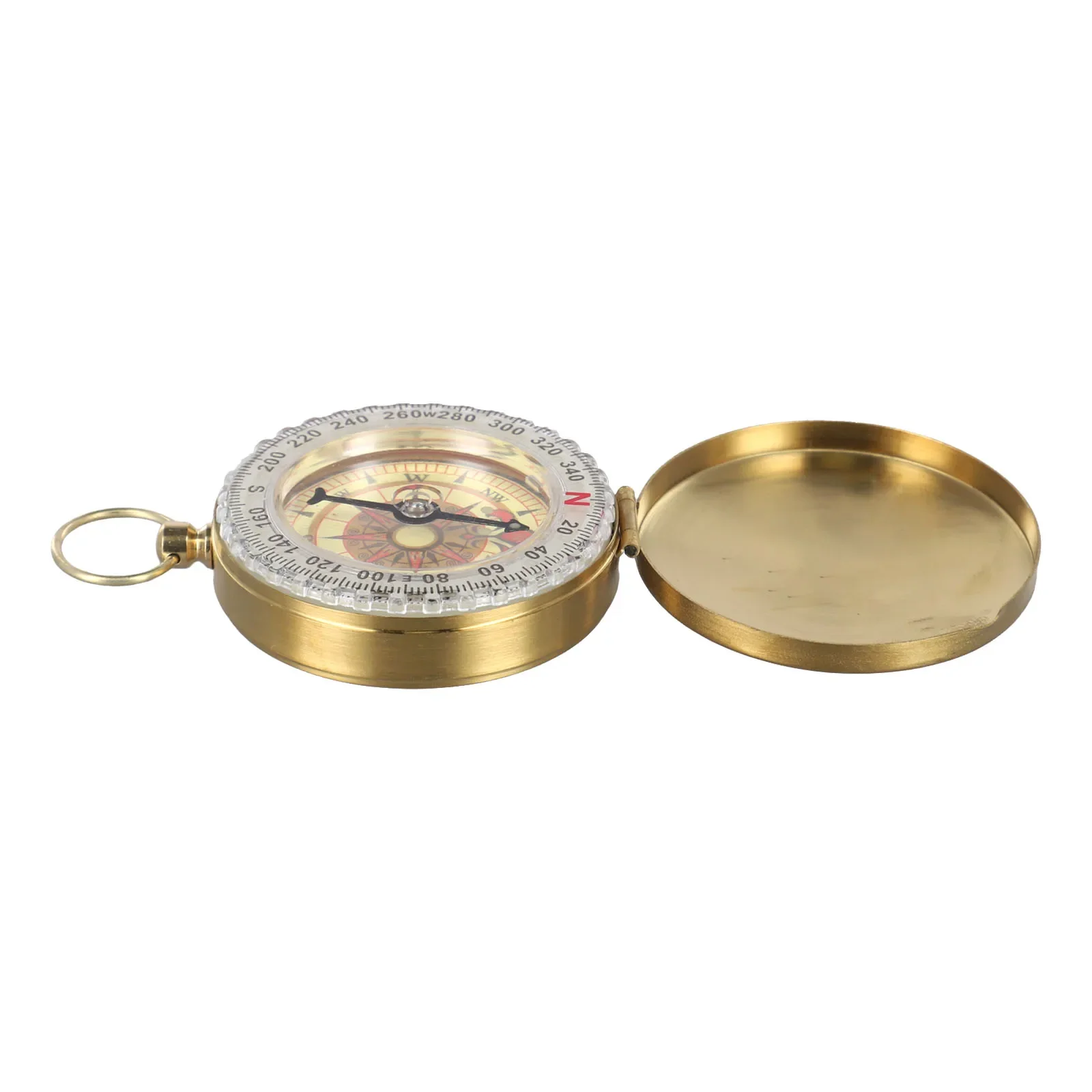Hiking Brass For Compass With Luminous Feature For Outdoor Navigation Compact And Portable Design For Adventurers