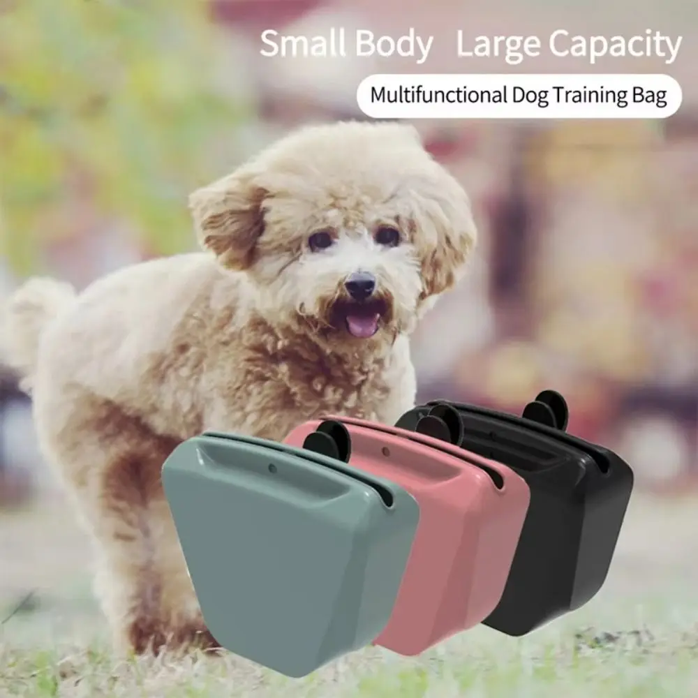 Outdoor Silicone Dog Training Waist Bag Multifunction Pet Supplies Feed Storage Pouch Treat Snack Bait Food Reward Waist Bags