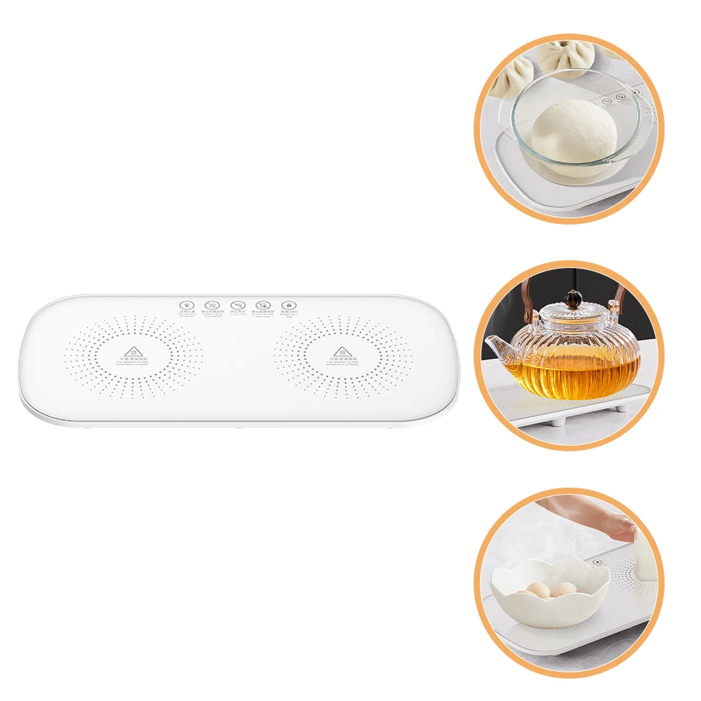 

Electric Warming Tray Food Warming Plate Constant Temperature Modern Design For Buffet Party Tea Heating Board Kitchen Bar