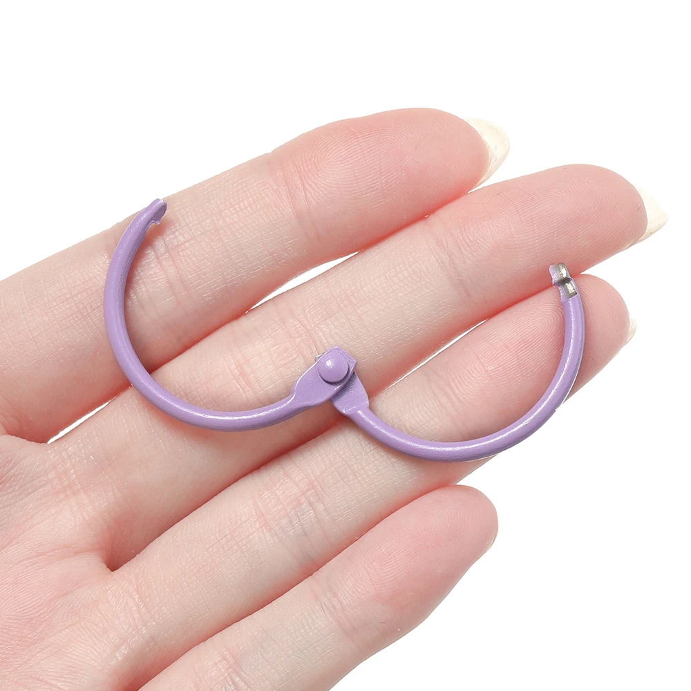 5/10 Stück 30mm Bunte Schlüsselanhänger-Ringe für Schlüsselketten, Schmuckherstellung, Zubehör, Großhandel – Detail 3