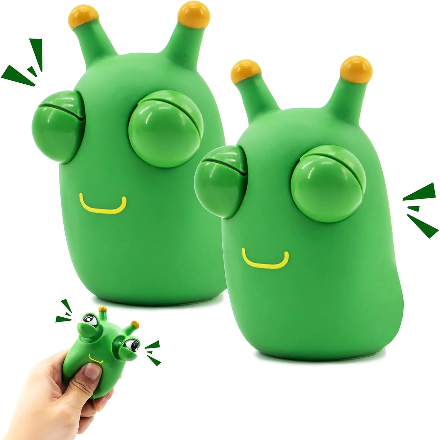 New Qite Pressing Gaze, Small Worm, Stress Relieving Tool, Stress Relieving Toy, Pinch Music