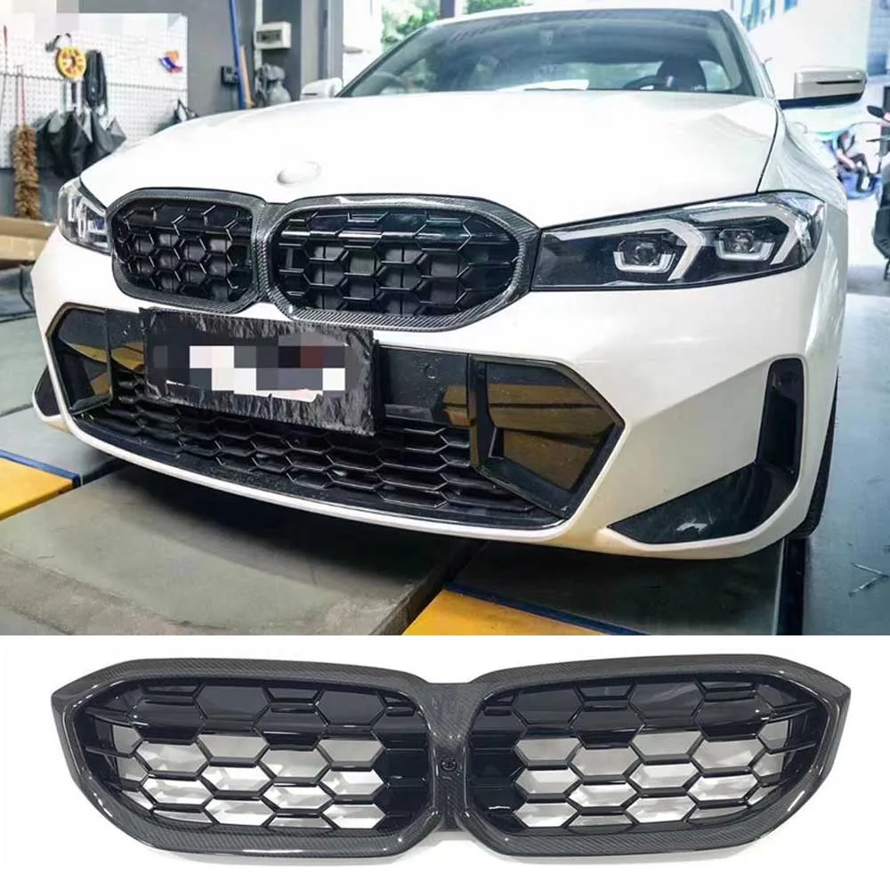 

Для нового BMW 3 серии G20 Full Sky Star Dry Carbon волокнистая решетка G28 глянцевая черная Автомобильная решетка