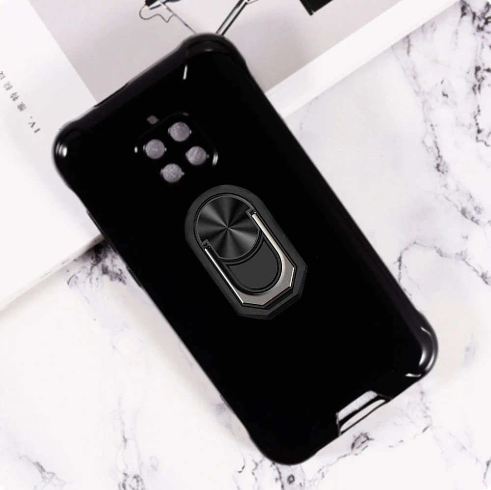 For Blackview BV4900 Pro Back Finger Ring Soft TPU Silicone Case For Blackview BV4900S BV4900 Bracket Phone Cover