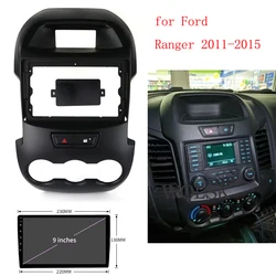 9 Inch Car Frame Fascia Adapter Canbus Box Decoder Android Radio Audio Dash Fitting Panel Kit For Ford Ranger F250 2011-2015