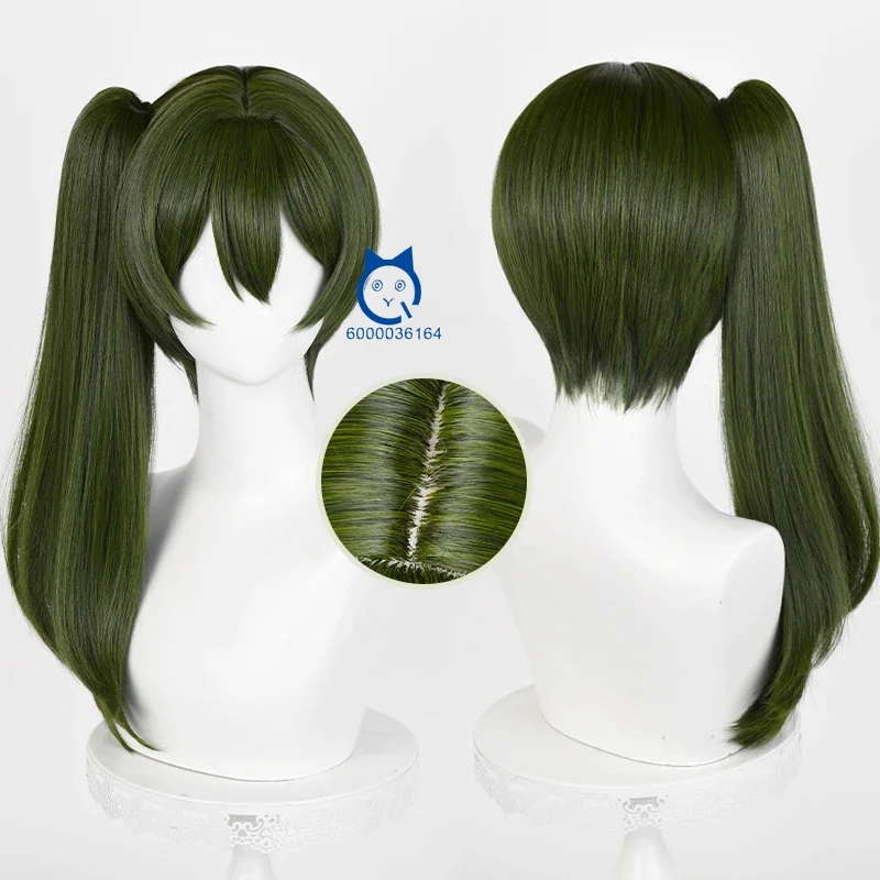 

Friieren: Beyond Journey'sEnd Anime Ubel Cosplay 50cm Long Dark Green Ponytail Heat Resistant Synthetic Hair for Party Comic Con