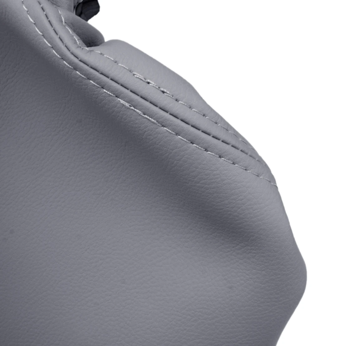 Car Center Console Armrest Lid Box Cover Protector Fit For Mazda 3 2019-2022 Gray Microfiber Leather