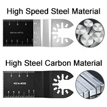 30 peças lâmina de serra oscilante madeira metal plástico corte multi ferramenta lâmina de serra de liberação rápida adequada para dewalt fein