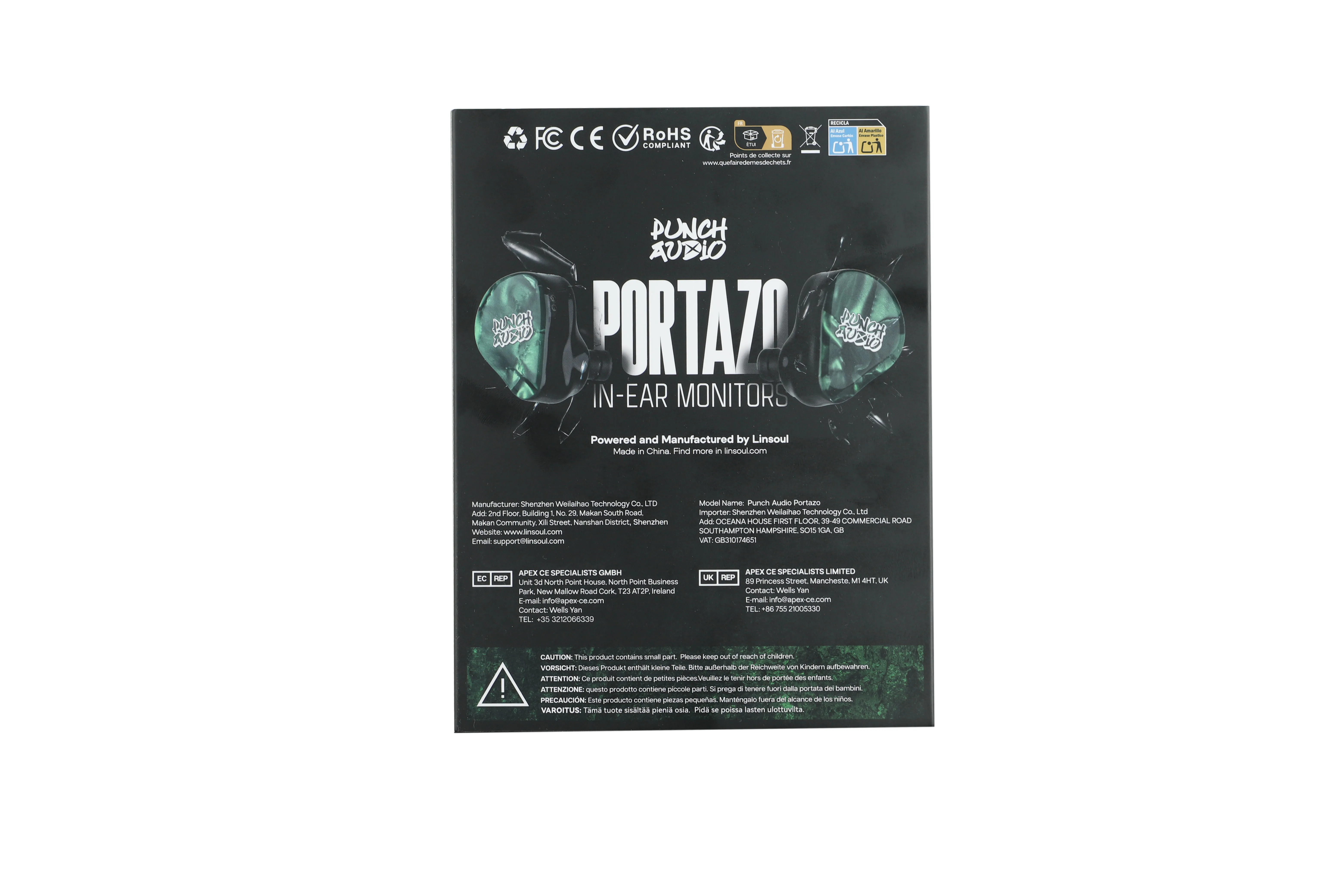 Vorbestellung: Linsoul Punch Audio Portazo 1DD + 2 Planar-Treiber IEM-Kopfhörer mit kraftvollem Bass und ultra-klaren Höhen – Detail 18