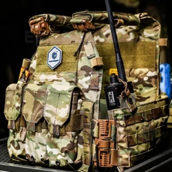 Chaleco táctico Emersongear 094K portaplacas liberación rápida caza