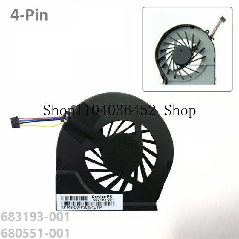 For HP Pavilion G4-2000 G6-2000 G7-2000 CPU Cooling Fan    683193-001   680551-001