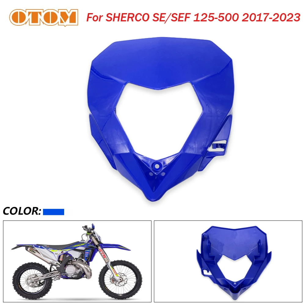 2017-2023 Motorcycle Head Light Shroud Headlight Mask Cover Headlamp Housing Lights Shell For SHERCO SE SEF 125 250 300 450 500