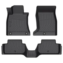 Custom TPE Car Floor Mats for Genesis GV80 RWD 2023-2024 Interior Carpet Accessories Rubber Non-Slip Customized Fit Car Mats