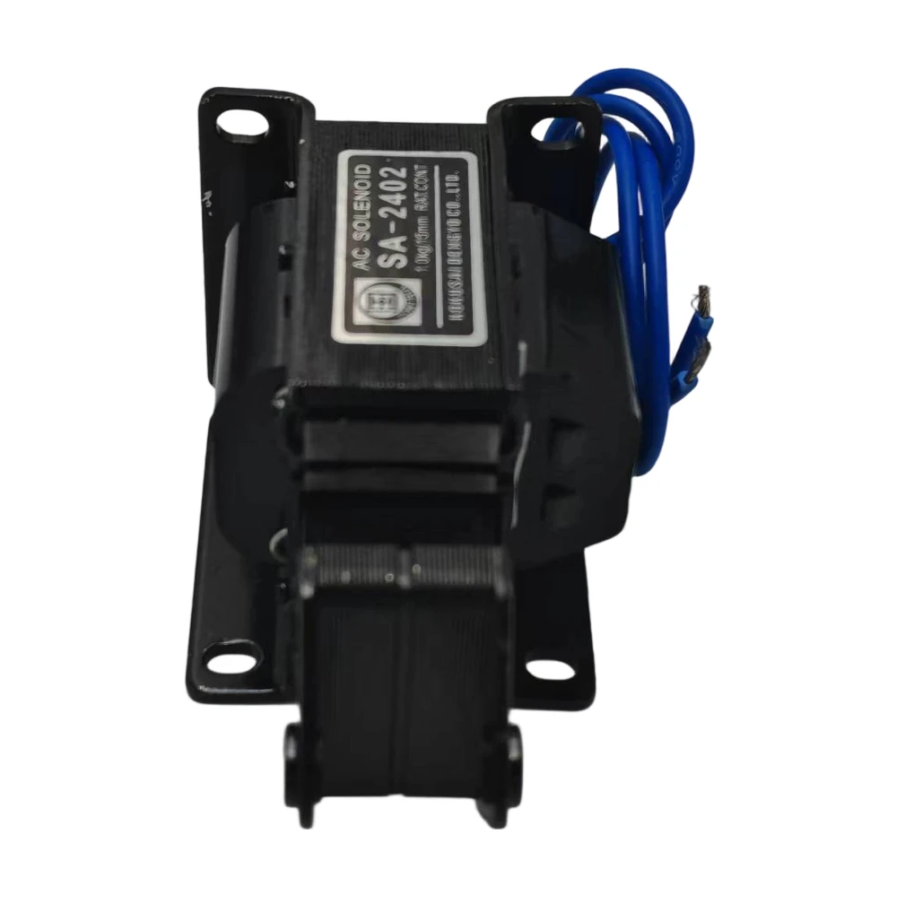 1PC SA-2402 AC 220V/110V 1.0kg 15mm Circuit Controlled AC Solenoid Tractive Magnet Electromagnet
