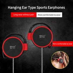 Original SHINI Q940 3.5mm Headphones Stereo Bass Music Earphone Ear Hook Headset fone de ouvido For MP3/4 Computer Mobile Phone