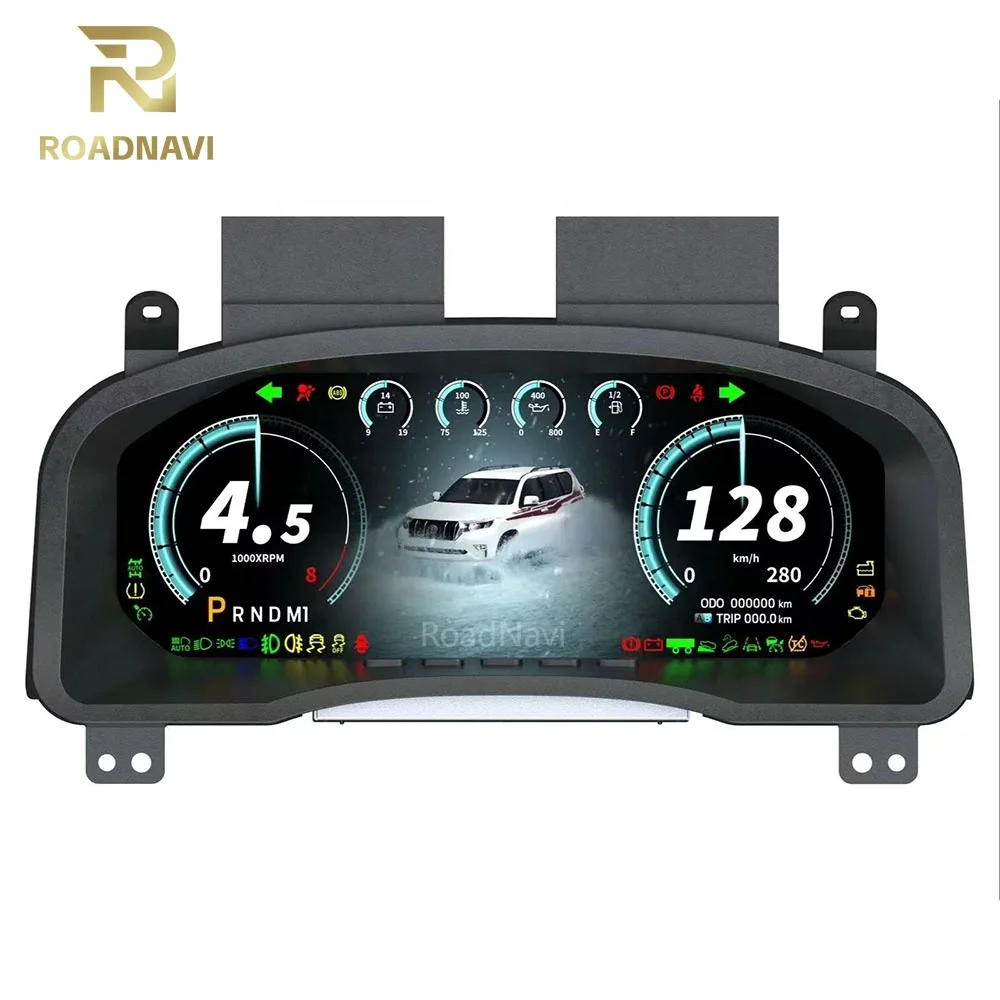LCD Digital Speedometer For Auto Meter Dashboard Panel Cluster For Toyota LC100 LX470 2003-2009 Model Years