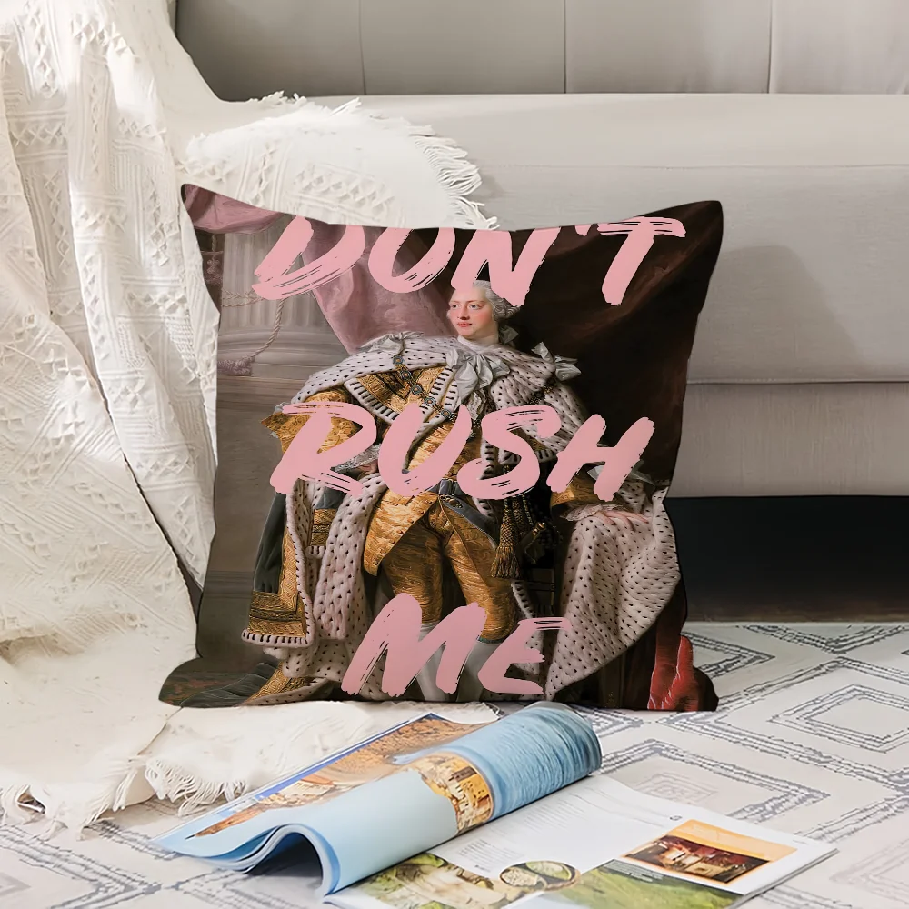 كيس وسادة صورة وسائد مكتب نسوية كلمات مناسبة للأريكة غطاء وسادة مزخرف للسيارة المضحكة