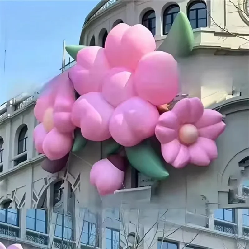 

Architectural decoration outdoor pink inflatable flower